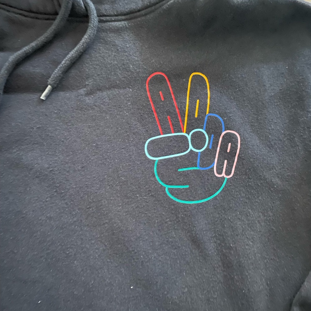 Adidas Black Hoodie with Logo